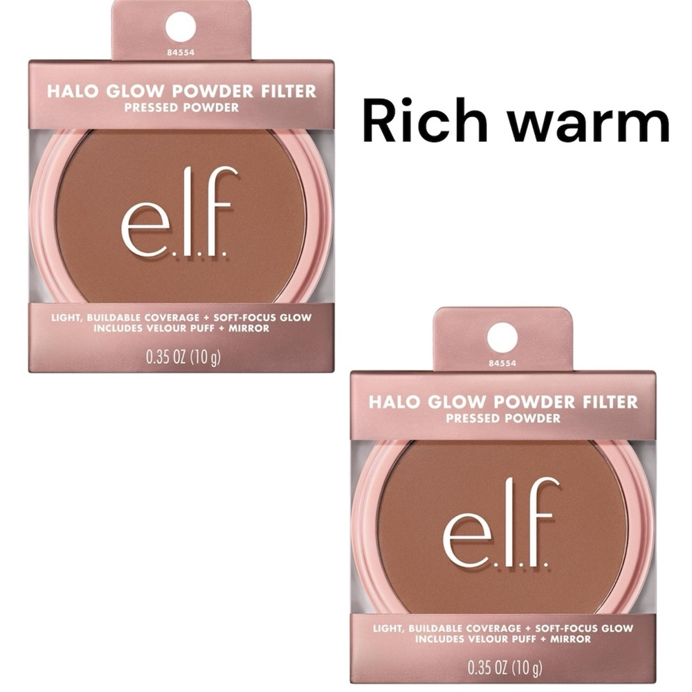 2~~ e.l.f. Halo Glow Powder Filter in Rich Warm